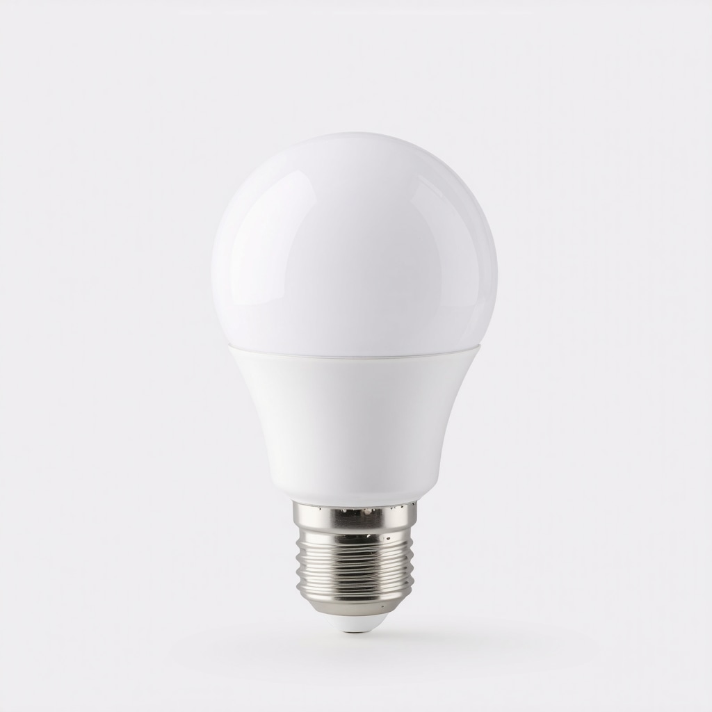 Modern LED E27 bulbs with adjustable color spectrum and smart control features.
