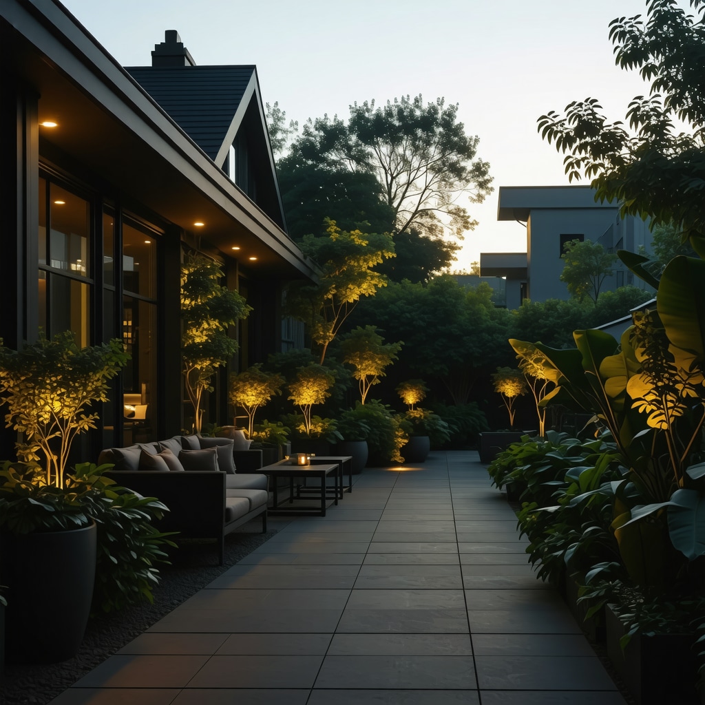 Optimizing outdoor lighting for safe and stylish evenings