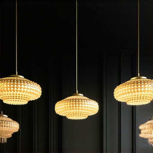 3D Room Visualization with Adjustable Chandeliers Virtual 3D model showing different chandelier sizes for space harmony.