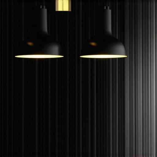 Crne lampe: Najbolje Ideje za Moderan i Dramatičan Dekor