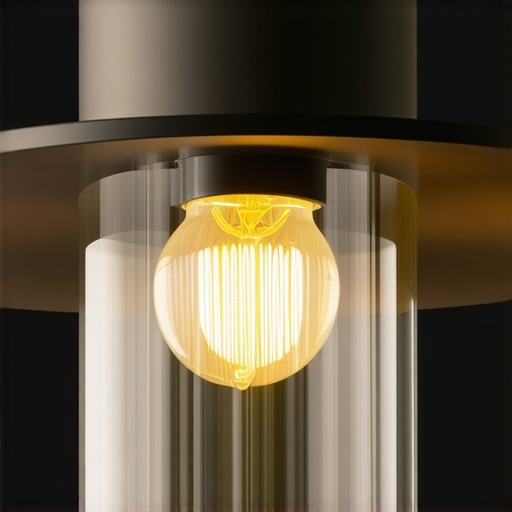 Recycled metal and glass G9 light fixture with modern aesthetic
