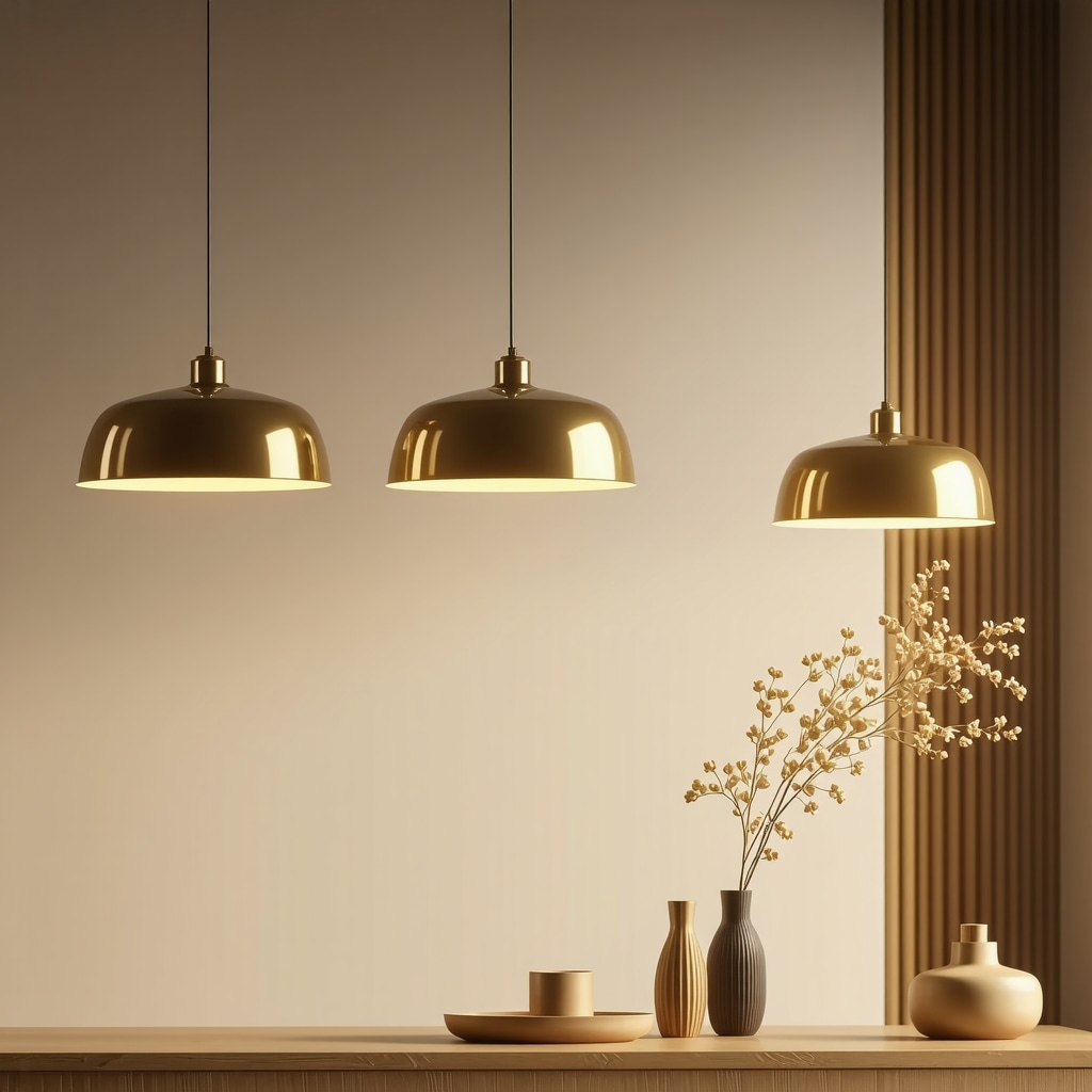 Elegantne lampice od brušenog mesinga za sofisticirani domaći izgled