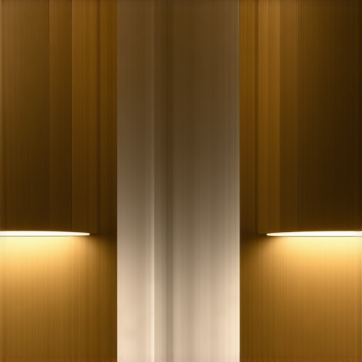 Advanced LED lighting system integrated into a contemporary living space, showcasing natural materials and dynamic lighting options.