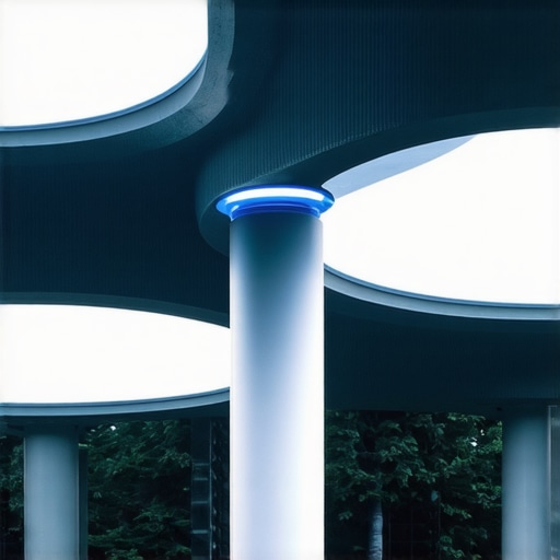 Advanced outdoor lighting system featuring AI, sensors, and dynamic LED installations