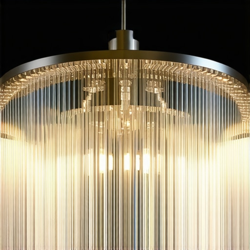 Advanced crystal chandelier with integrated smart lighting technology