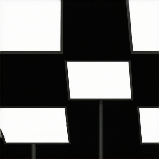 Modern outdoor lighting featuring IoT sensors and LED technology in a city park during dusk