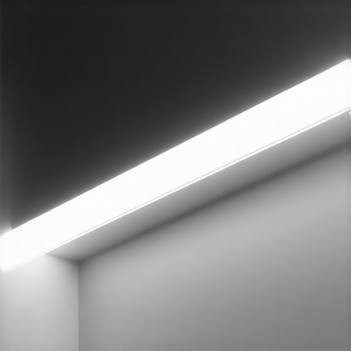 Futuristic recycled material ceiling lamp with LED Contemporary ceiling light made from recycled materials with integrated LED panels, minimalist design