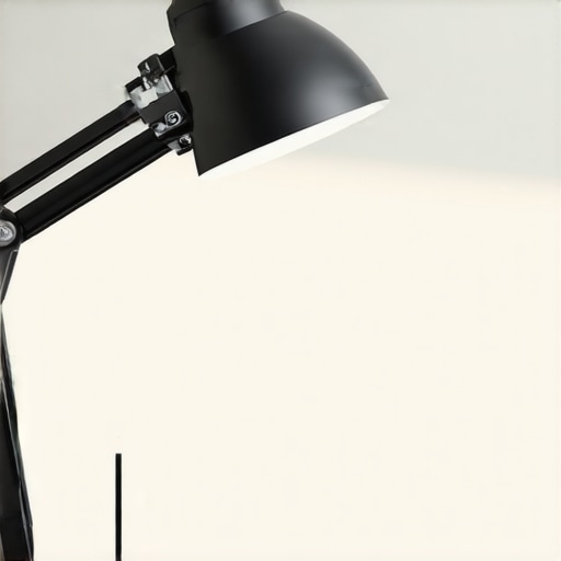 Futuristic smart desk lamp for 2025 Futuristic smart desk lamp with adjustable lighting and IoT capabilities