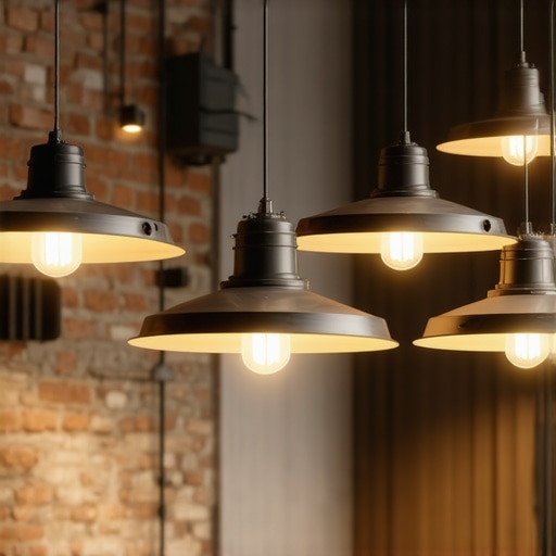 Industrijski lusteri: Ideje za stilski i trendi dom