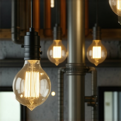 Industrijski stil rasvjete: Top ideje za urbanu atmosferu