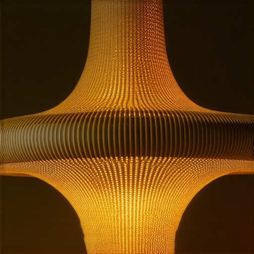 Moderna rasvjetna instalacija od ratana s LED diodama i pametnim upravljačkim sustavima