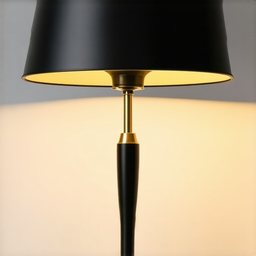 Elegant vintage retro lamp with modern LED technology