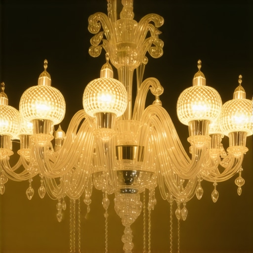Modern Vintage Chandelier with Smart Control Elegant modern vintage chandelier with LED lighting and smart controls