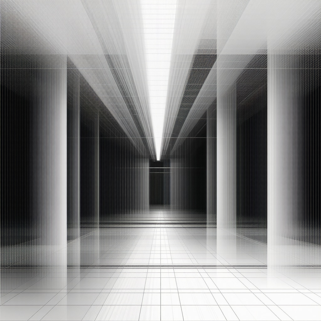 Screenshot of lighting simulation software displaying light distribution analysis in a commercial environment
