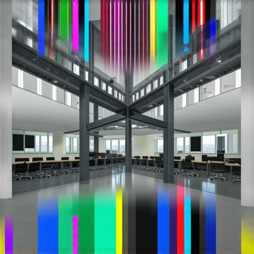 Digitalni prikaz upravljanja rasvetom u velikom poslovnom prostoru