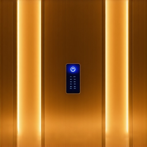 Elegantni interijer s integriranim pametnim stupnjevima rasvjete i IoT kontrolama