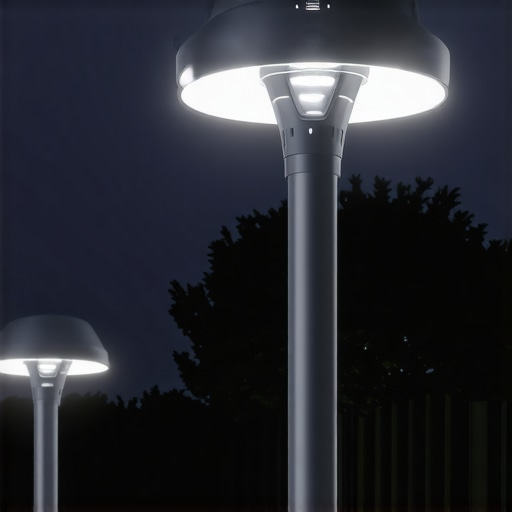 Visokotehnološki vanjski sustav rasvjete s umjetnom inteligencijom i senzorima