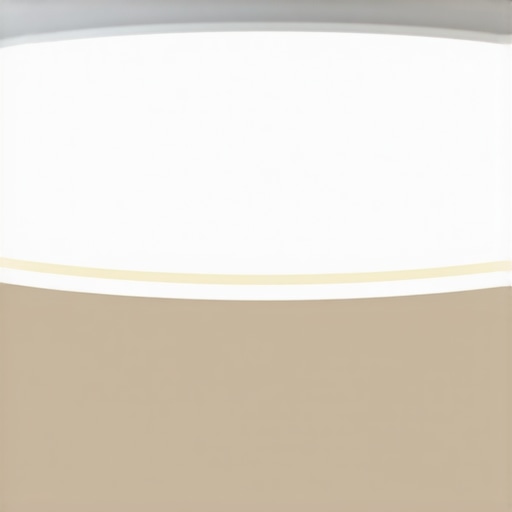 Interaktivna pametna plafonijera sa senzorima i upravljačkim panelom, prikaz tehnologije pametnih kuća