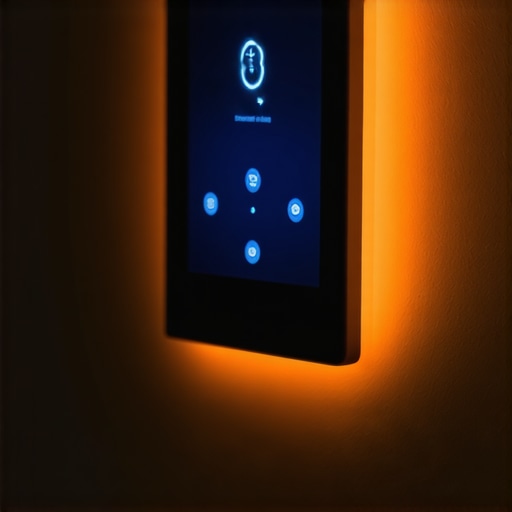 Kontrolni panel pametne rasvjete u enterijeru