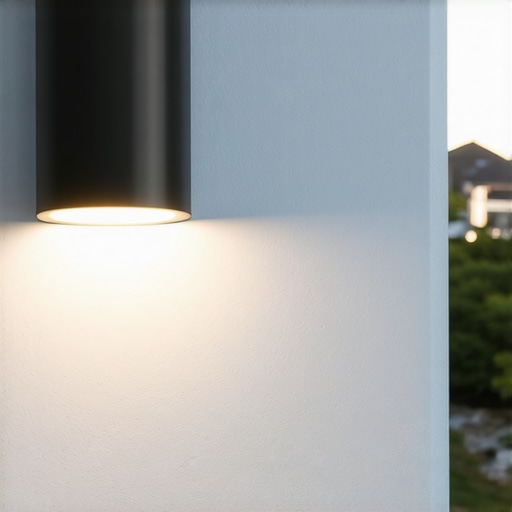 Smart outdoor wall light with IoT control