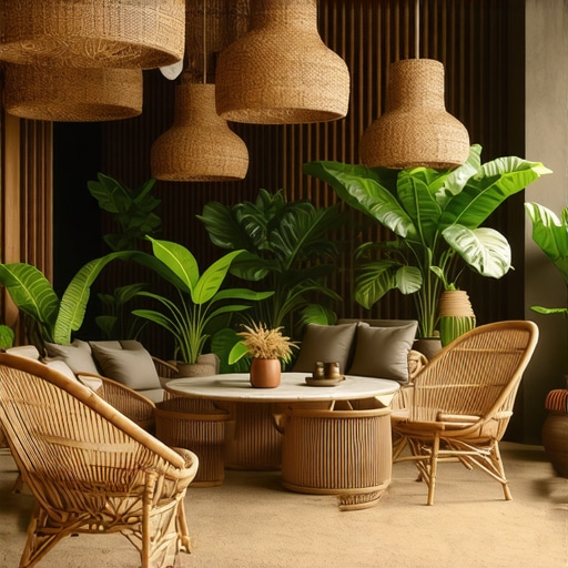 Rasvjeta od ratana: Prirodni i Rustikalni Detalji za Svaki Dom