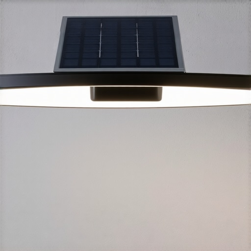 Retro rasvjetni element s integriranim solarnim panelima i pametnim upravljanjem