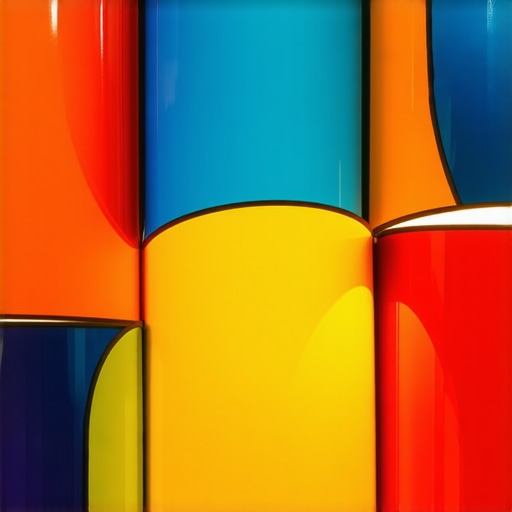 Svetlosna skulptura od recikliranih materijala u modernom umetničkom stilu