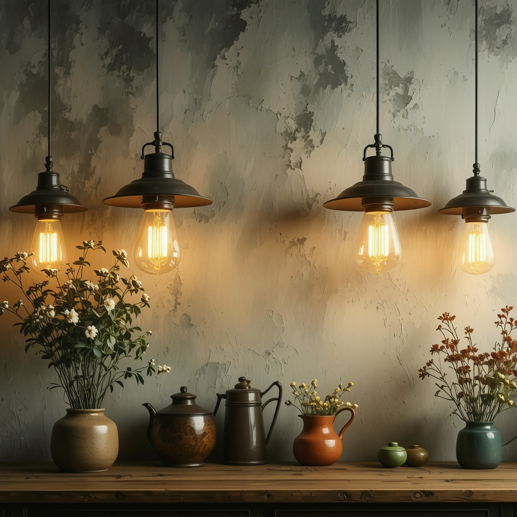 Vintage rasvjeta za ukusne ambijente kod kuće