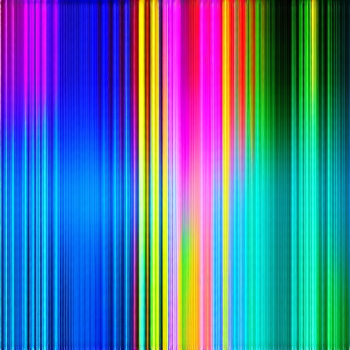 Close-up of textured ribbed glass with advanced lighting effects