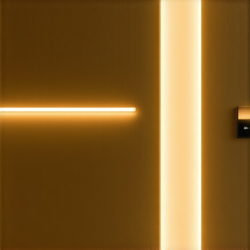 Futuristic Smart Lighting System Advanced smart lighting with eco-friendly design and safety features