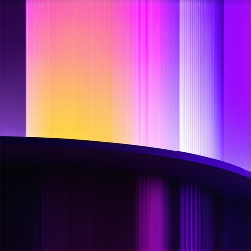 High-tech smart lighting system illuminating a contemporary interior.