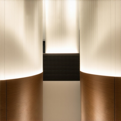 Interior with advanced layered lighting and smart controls