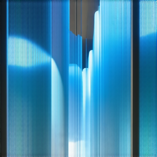 Modern interior with organic shaped LED lighting and eco-friendly materials