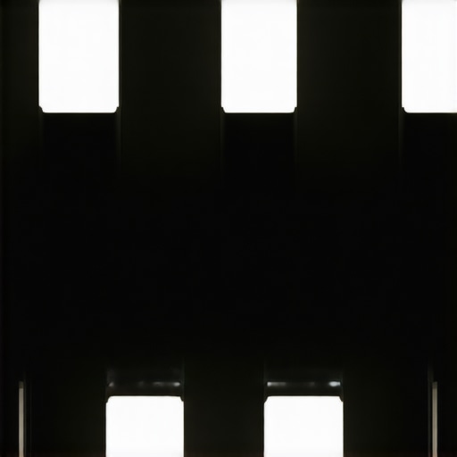 IoT Smart Lighting System in Modern Living Room Smart home lighting system with IoT integration and control apps