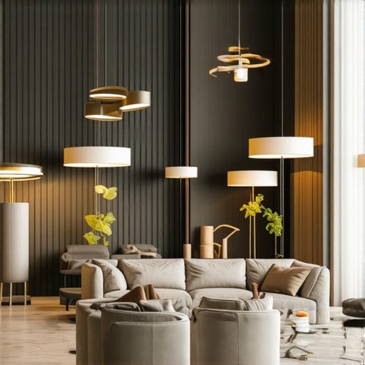 Moderne lampe: Top 7 ideja za dnevni boravak u 2024.