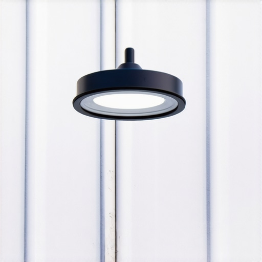 Ekološki dizajnirana vanjska stropna svjetiljka sa solarnim panelom