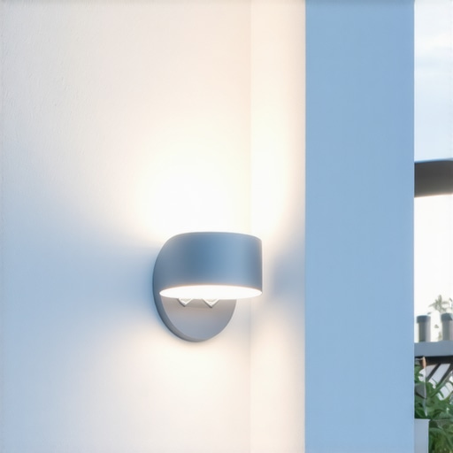 LED reflektor s organskim oblikom i teksturiranim staklom u vanjskom prostoru