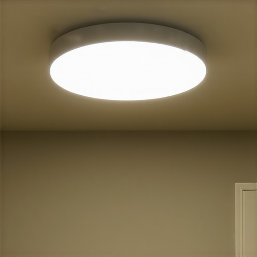 Pametna plafonjera sa senzorom pokreta i upravljanjem putem aplikacije Integrisana pametna plafonjera sa senzorom pokreta i mobilnim uređajem