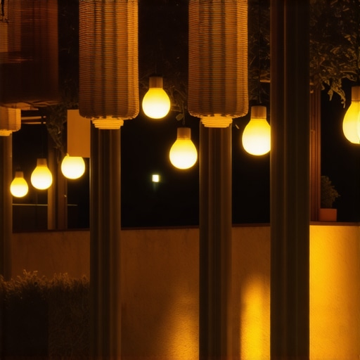 Rasvjeta za terasu i vanjske visilice: Top Trendovi 2024