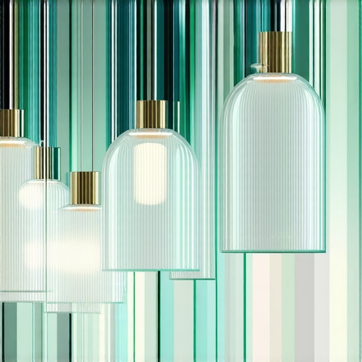 Rebrasto staklo u rasvjeti: Trendovi i primjeri za 2024.