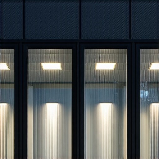 Rebrasto staklo u vanjskoj rasvjeti: Trendovi i Primjeri za 2024.