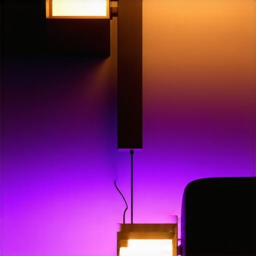 Modern skandinavski interijer s naprednom pametnom rasvjetom i teksturama