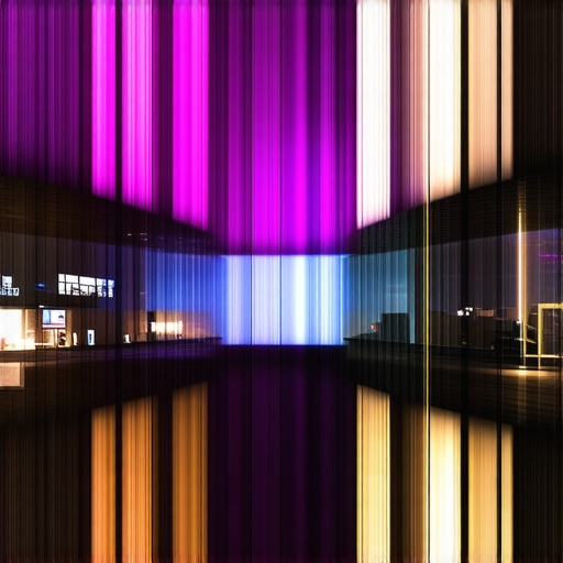 Modern smart outdoor lighting installation in Podgorica showcasing IoT technology and innovative design