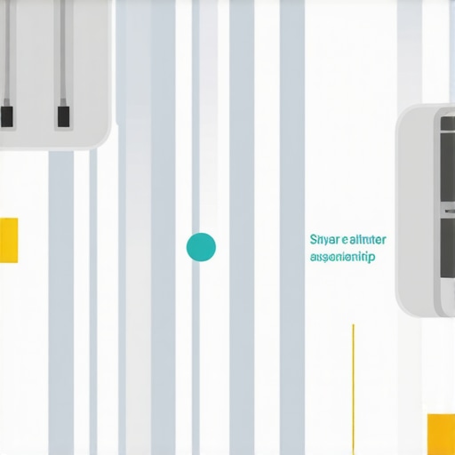 High-tech electrical components with IoT sensors for intelligent interior lighting