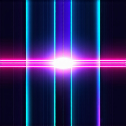 High-tech lighting software interface displaying 3D model of retro and minimalist lighting elements