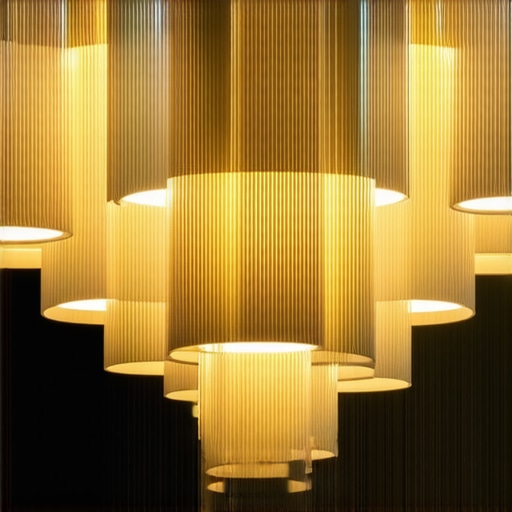 Inovativni dizajn lustera za 2024. Skulpturalni moderni luster izrađen od recikliranih materijala sa LED osvetljenjem