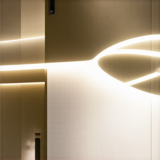 Modern LED rasvjeta u luksuznom interijeru Elegantni moderni LED elementi u luksuznom prostoru