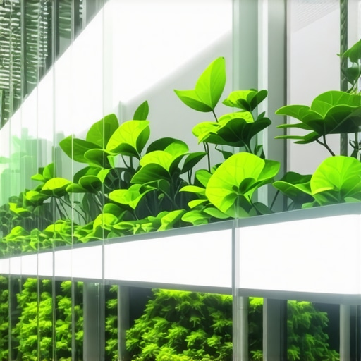 LED panel koji oponaša prirodne oblike u okruženju