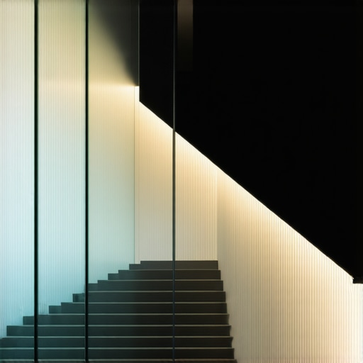 Contemporary Interior with Rebrasted Glass Lighting Interior design featuring rebrasted glass lighting fixtures and minimalist decor