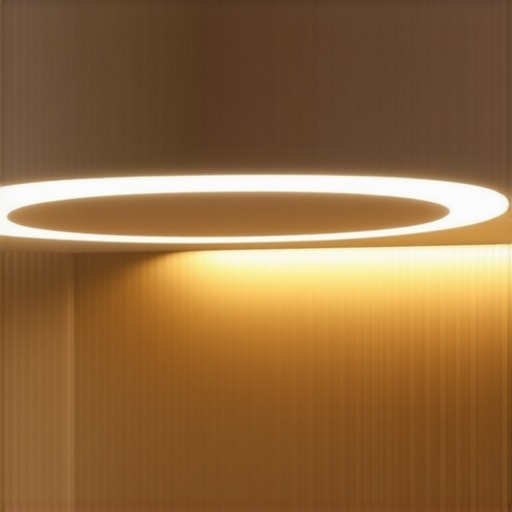 Sličica moderne LED plafonjere u enterijeru